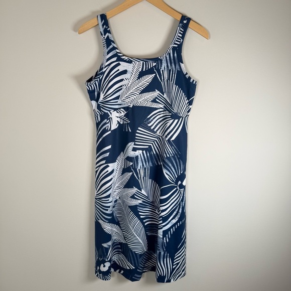 Columbia PFG Freezer III Floral Tropical Sleeveless Stretchy Sporty Mini Dress - Picture 1 of 6